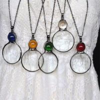 MAGNIFIER PENDANT NECKLACE GIFT แว่นขยายจี้สร้อยคอของขวัญ ...