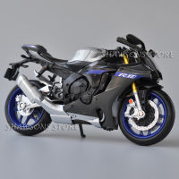 1:12 Scale Diecast รถจักรยานยนต์รุ่นของเล่น Yamaha YZF-R1M Sport Bike Miniature