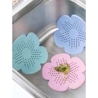 Silicone Kitchen Sink Plug Shower Filter Drain Cover Stopper Sink Strainer Drainer Floor Drain Hair Catcher Bathroom Accessorie