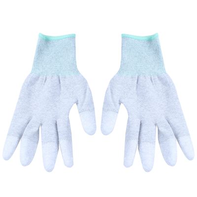 Anti Static Anti Skid ESD Electronic Labor Working Glove PC Computer Repair Size: M