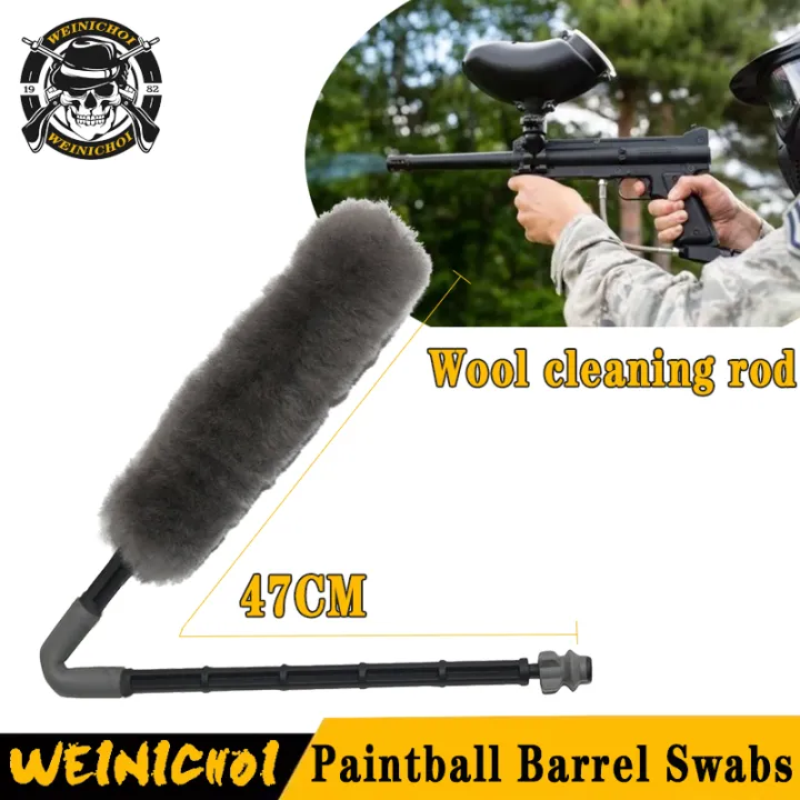 WNC Paintball Barrel Swabs Wool Cleaning Rod Lazada PH