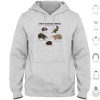 Know Your Monotremes Hoodies Long Sleeve Monotremes Egg Laying Mammals Short Beaked Echidna Western Eastern