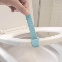 Creative Silicone Toilet Lid Holder Toilet Accessories Silicone Material Clamshell Handle To Lift The Toilet Lid Artifact Toilet