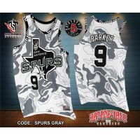 SPURS GRAY INSPIRED JERSEY FULL SUBLIMATION