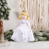 Kawaii Christmas Angel Girl Doll Pendant Christmas Decorations for Home 2023 Christmas Tree Hanging Ornament New Year 2023 Gifts Christmas Ornaments