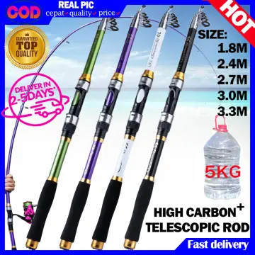 Portable Fishing Rods Telescopic Portable Fishing Rod 1.8m-3.3m