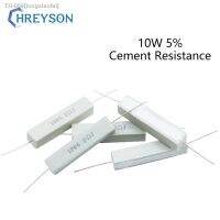 ℡ 10W Ceramic Cement Resistor 5 10 Pcs In A Pack 2.7K 3K 3.3K 3.9K 4.7K 24R 27R 30R 33R 36R 39R 43R