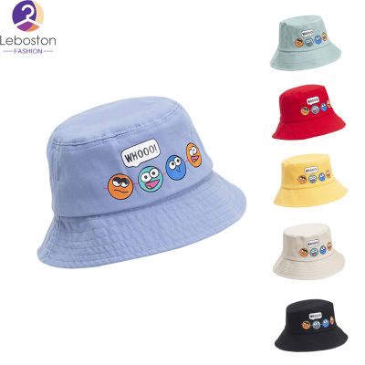 Leboston เด็กหมวกสำหรับผู้หญิงแสงแดดการป้องกัน UV ในช่วงฤดูร้อนเด็กผู้ชายหมวกชายหาดหมวกกันแดดถังการ์ตูนสำหรับเด็กอายุ2-5ปี