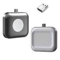 For Apple Watch Charger Portable Wireless Charger Dock 2 In 1 For Apple Watch Series 7/6/5/SE/Airpods Pro Magnetic USB-C Charger