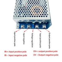 1000W DC-DC 50A โมดูลจ่ายไฟแบบ Step Down 25V-90V ถึง 2.5V-50V ตัวแปลงแรงดันไฟฟ้าบั๊กแบบปรับได้พร้อมแผงระบายความร้อนและพัดลม