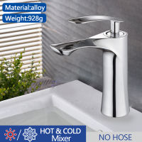 Basin Faucets Hot and Cold Bathroom Hot Cold Water Mixer Tap Chromeblack Single Handle Basin Water Sink Deck Mounted