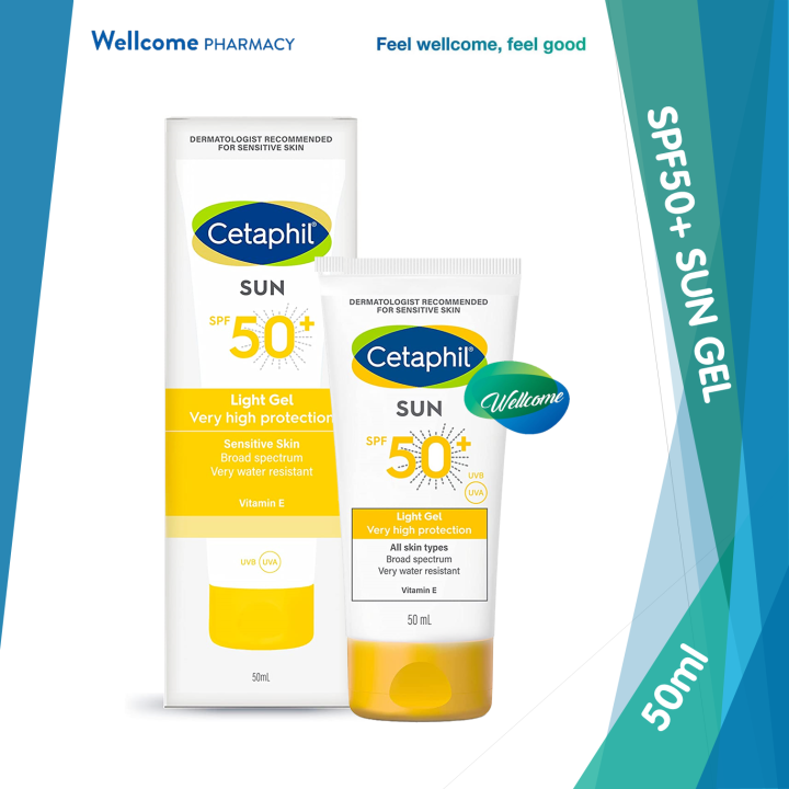 Cetaphil Sun Spf 50 Very High Protection Light Gel Sunscreen 50ml