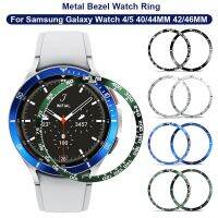 Metal Bezel for Samsung Galaxy Watch 4 Classic 46mm 42mm Smartwatch Cover Adhesive Case Bumper Bezel Ring Galaxy 4 5 40mm 44mm