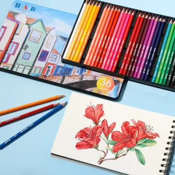Amazrock Watercolor Pencils Set - 36 Colors (Soft Core Special