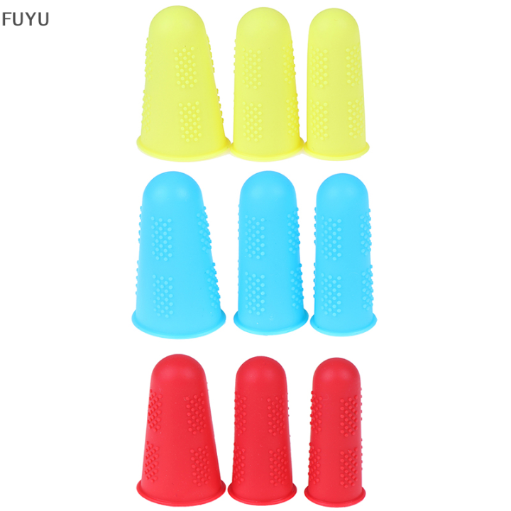 fuyu-3ชิ้น-เซ็ตซิลิโคน-finger-protector-ฝาครอบป้องกันนิ้วมือลื่น