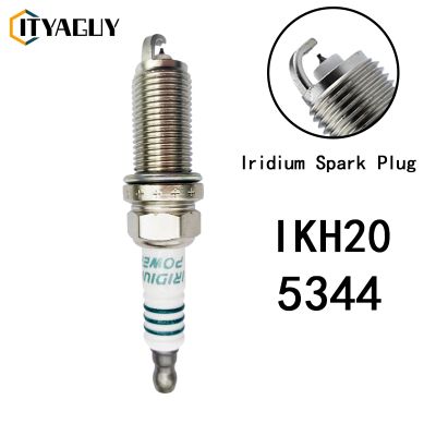 หัวเทียนอิริเดียม IKH20-5344สำหรับ Honda Civic Citroen Berlingo กระโดด C2 C1 C4คู่ Peugeo 206 307 1007 1.6L 1.8L