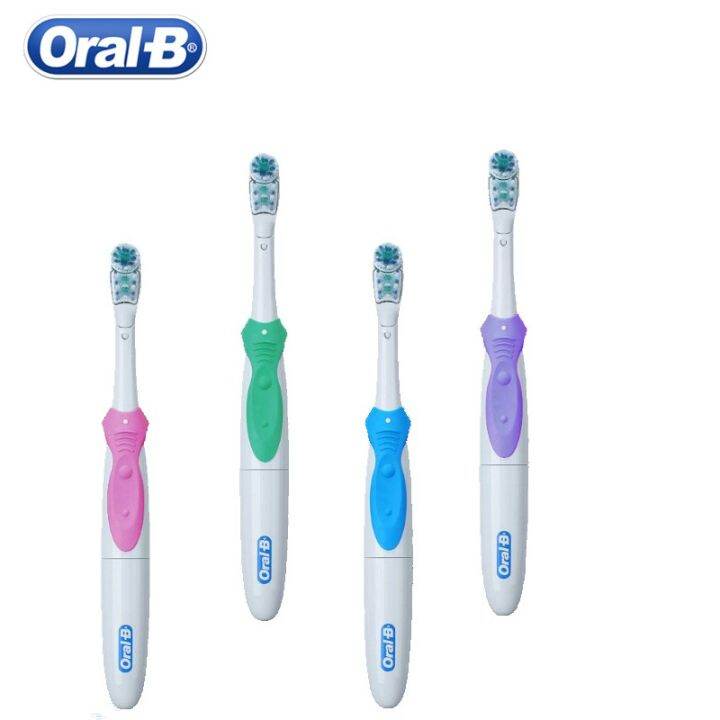 Oral B Cross Action Waterproof Electric Toothbrush Gum Care Deep Clean
