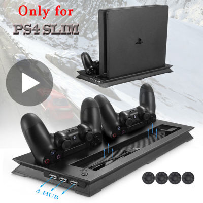 Control Base Support for Sony Playstation Play Station PS 4 PS4 Slim Cooling Fan Vertical Stand Cooler Game Console Accessories