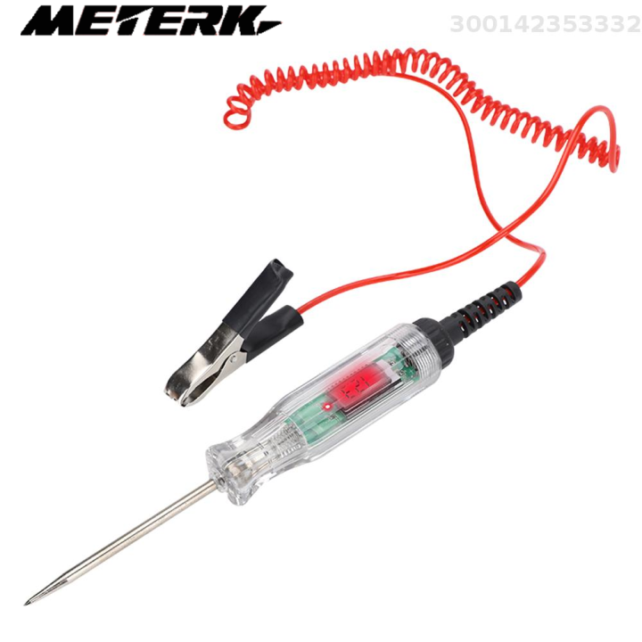 Meterk Car Test Pen LCD Display Circuit On-off Voltage Positive and ...