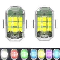 【LZ】✓  Universal LED Aircraft Strobe Lights Anti-Colisão Luz de Advertência para Motocicleta Bicicleta Drone e Carro 9LEDs