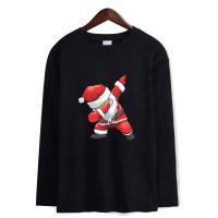 Dabbing-camisetas divertidas de dibujos animados para hombres y mujeres, camisetas informales, camisetas deportivas de hip hop, camisetas de manga larga