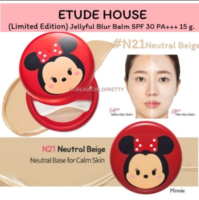 Etude House (Limited Edition) Jellyful Blur Balm SPF 30 PA+++ 15 g.คุชชั่นเนื้อเจลลี่ [ETUDE HOUSE X Disney Tsum Tsum]
