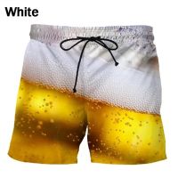 Summer Cool Beer Shorts Pants Men 3D Printed Swimsuit homme 2023 Swim Trunks Beach Shorts homme Sport Gym Ice Shorts Swim Shorts