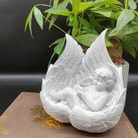 Cute Cupid Angel Ornaments Resin Angel Valentines Day Crafts Bedroom Desktop Decorations