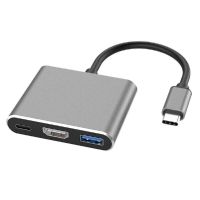 【❁】 Rehmans store. USB C เพื่อ HD-MI อะแดปเตอร์ USB3.0 Type C ชาร์จ Hub Coverter สำหรับ MacBook Pro 2016