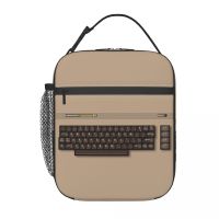 Commodore 64 Thermal Insulated Lunch Bag Women C64 Amiga Computer Portable Lunch Tote for Outdoor Camping Multifunction Food