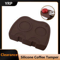 YRP Barista ซิลิโคนกาแฟ Tamper Mat Maker Espresso Latte Art Double Hole Tamper ผู้ถือมุมยืดหยุ่นอุปกรณ์เสริมเครื่องมือ