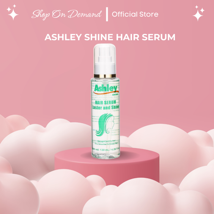 💯 Original Ashley Shine Hair Serum Luster And Shine Repair Damage Dry 