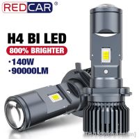 ✣ Bi-LED Lentes Projetor Lâmpadas Farol de Carro Faróis Nevoeiro Oi Lo Beam Esquerda e Direita Drive Motocicleta 140W 90000LM H4