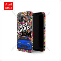 Eat Sleep Jdm Car กรณีโทรศัพท์มือถือ iPhone 14 Pro Max / iPhone 13 Pro Max / iPhone 12 Pro Max / iPhone 11 Pro Max / XS Max / iPhone 8 Plus / iPhone 7 plus กรณีป้องกันคอมพิวเตอร์ตก 1067