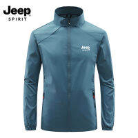 JEEP SPIRIT เสื้อแจ็คเก็ตผู้ชายฤดูใบไม้ร่วงใหม่ Casual Men S Windproof Outdoor Windbreaker Jacket Men