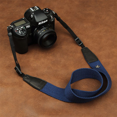 Cam-In 8001-8015สากลปรับผ้าฝ้ายหนังกล้องสายคล้องคอไหล่แบกเข็มขัดสำหรับ Canon Nikon SLR กล้อง