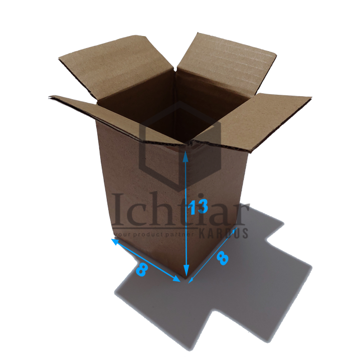 Karton / Kardus / Box Packing Ukuran 8x8x13 Cm Lazada Indonesia
