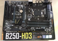 สำหรับ GA-B150-HD3 Gigabyte เมนบอร์ด64GB LGA 1151 DDR4 ATX เมนบอร์ด B150ได้รับการทดสอบ100ใช้งานได้อย่างสมบูรณ์