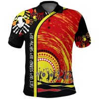 Custom Text &amp; Number Aboriginal NAIDOC Week  Polo Shirt Get Up Stand Up Show Upsize：XS-6XL