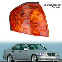 Areyourshop โคมไฟสัญญาณไฟเลี้ยวมุมขวาเหมาะกับ Mercedes Benz C Class W202 1994-2000