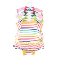 HCMSet 5 Body váy dành cho bé gái BABY WEAR sơ sinh đến 12 tháng  Màu ngẫu
