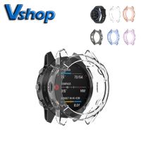 ☄♛ Suitable for Garmin Fenix 6S/6S Pro transparent TPU Silica Gel Watch Case