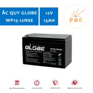 Ắc Quy GLOBE 12V 15Ah, WP15-12NSE Cọc Vít  - PDC-TECH