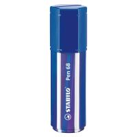 STABILO Pen 68 ปากกา ปากกาสีหมึกน้ำ Fibre-Tip Pen Big Pen Box Dark Blue Set 20 สี