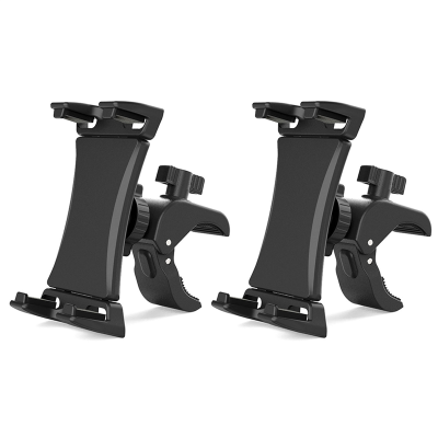 2X Exercise Bike Tablet Stand - 360Degree Adjustable Fitness Treadmill Tablet Stand for 4.7-12.9Inch Tablet Phone