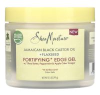 SheaMoisture, Jamaican Black Castor Oil + Flaxseed, Fortifying Edge Gel, 3.5 oz (99 g)