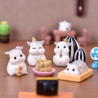 Miniature Cute Hamster Cute Animal Micro landscape Garden Ornament DIY Home Decoration Dollhouse Decorations