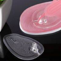 Selling 2022 1Pair Gel Forefoot Silicone Brioche Insoles Womens High Heel Cushion Protector Flip-flops Forefoot Pad Talonera Bumper Stickers Decals