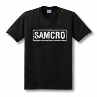 เสื้อยืดพิมพ์ลาย Sons Of A-Anarchy Samcro 100ผ้าฝ้ายแขนสั้นเสื้อยืดโอเวอร์ไซส์