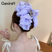 Camiraft กิ๊บกิ๊ฟติดผมขนาดใหญ่รูปเมฆสำหรับเด็กผู้หญิงกิ๊บติดผมขนาดใหญ่หลายริบบิ้นชั้น2023แฟชั่นน่ารักสไตล์เจ้าหญิงเครื่องประดับผมผ้าโพกศีรษะที่เรียบง่ายสง่างาม